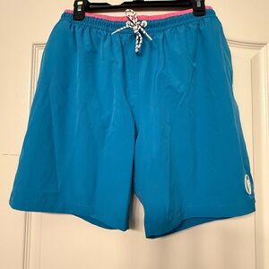 Chubbies Men’s Swim Trunks Size Large - Blue Swim Trunks